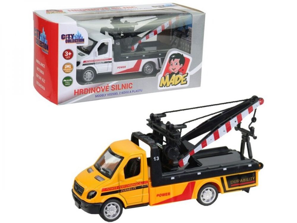 MADE - Auto odtahovka, pull back, 10,5 cm, Mix Produktů