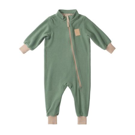 LEOKID Fleecový overal - Green Shade Vel. 74 (9 - 12 měsíců)