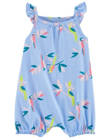 CARTERS CARTER'S Overal letní Blue Bird holka NB