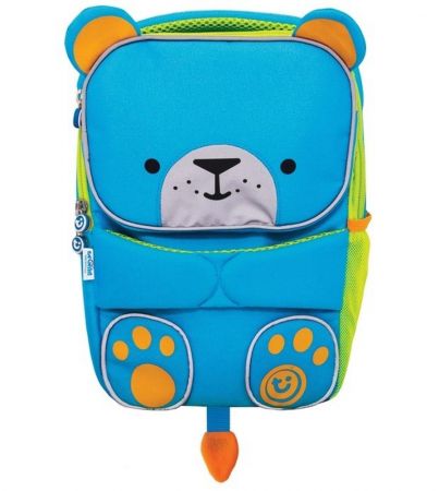 Trunki TRUNKI Batůžek reflexní modrý medvídek 2r+