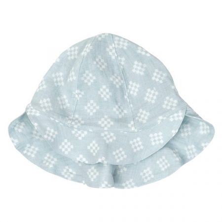 LODGER klobouček HATTER TRIBE MUSLIN Ice Flow 6-12m