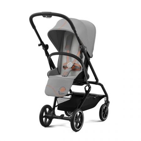 CYBEX sportovní kočárek EEZY S TWIST+ 2 BLACK LEATHER Lava Grey