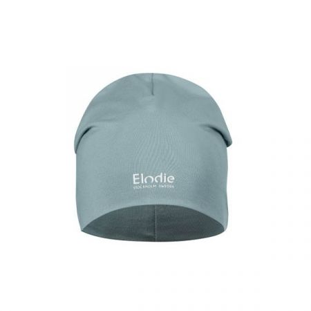 ELODIE DETAILS bavlněná čepice LOGO BEANIE Aqua Turquoise 0-6m