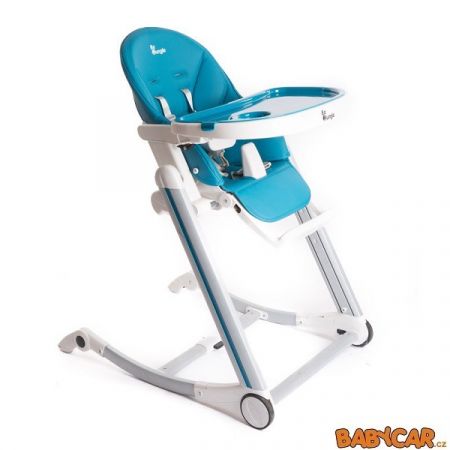 BO JUNGLE jídelní židlička B-HIGH CHAIR Blue