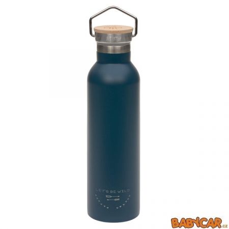 LÄSSIG láhev BOTTLE STAINLESS STEEL FLASK INSULATED 700ml Adventure Blue