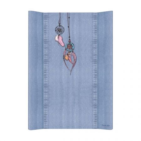 CEBA BABY přebalovací podložka DVOJHRANNÁ TVRDÁ 50x80cm DENIM STYLE Dream Catcher Blue