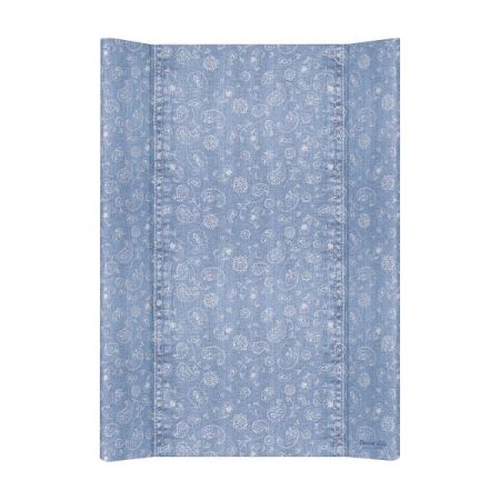 CEBA BABY přebalovací podložka DVOJHRANNÁ TVRDÁ 50x80cm DENIM STYLE Boho Blue