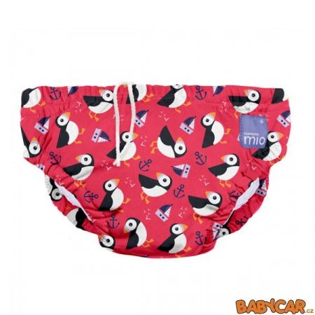 BAMBINO MIO koupací kalhotky SWIM NAPPY M 7-9kg Puffin Parade