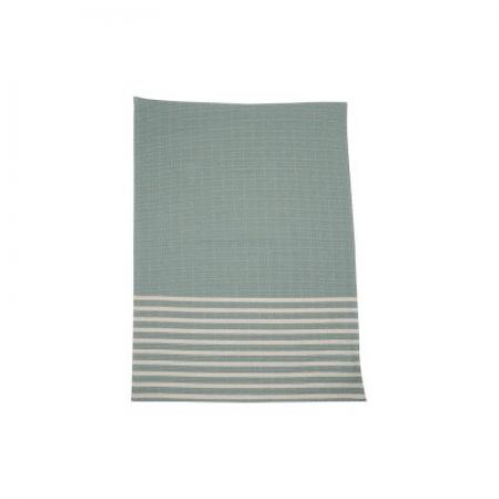 DF MARE KIDS Dětská deka Honeycomb with Stripes Light Green 70 x 90 cm