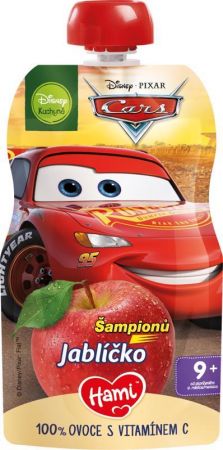 HAMI HAMI Disney Cars ovocná kapsička Šampionů Jablíčko 110 g, 9+