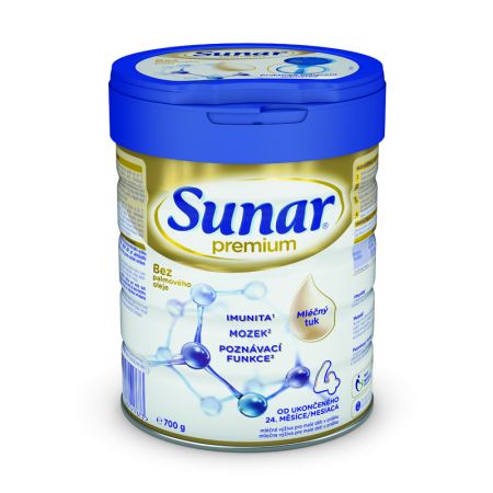 SUNAR SUNAR Premium 4 Mléko kojenecké 700 g