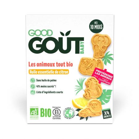 GOODGOUT GOOD GOUT BIO Zvířátka citronová 80 g