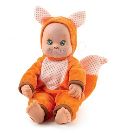 Smoby Panenka v kostýmu Lišky Animal Doll MiniKiss  27 cm se zvukem od 12 měsíců