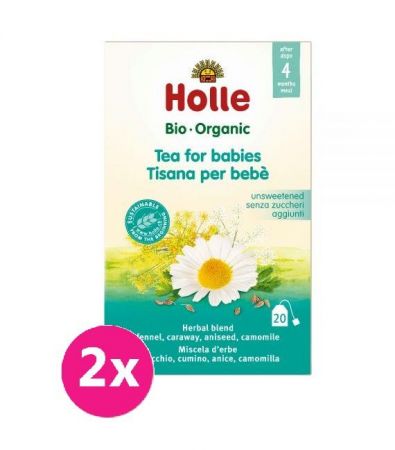 HOLLE 2x HOLLE Bio Dětský čaj, 30 g