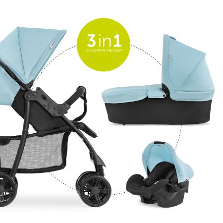 Hauck Shopper SLX Trio Set 2022 kočárek  blue