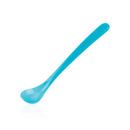 Nuby NUBY Lžička termo s dlouhou rukojetí 2 ks 3 m+, zelená
