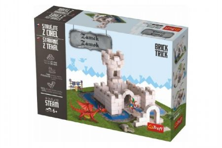 Trefl Stavějte z cihel Zámek stavebnice Brick Trick v krabici 32x23x7cm