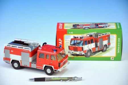 Kovap Tatra 815 hasiči kov 18cm 1:43 v krabičce Kovap