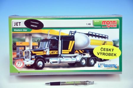 SEVA Stavebnice Monti System MS 38 JET Western Star 1:48 v krabici 32x17x8cm