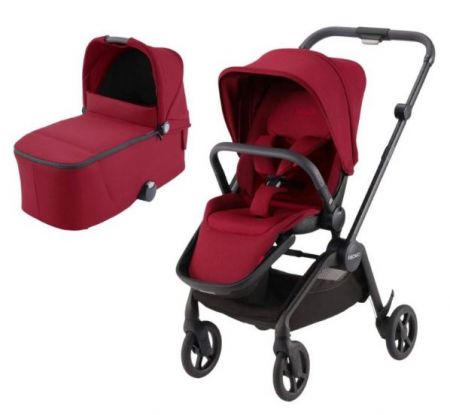 Dvojkombinace kočárku Recaro Sadena 2022 Duo Select Garnet Red