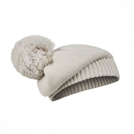 Baby knitted Berets Elodie Details - Creamy White 1-3 roky