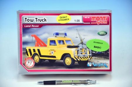 SEVA Stavebnice Monti System MS 56 Tow Truck Land Rover 1:35 v krabici 22x15x6cm