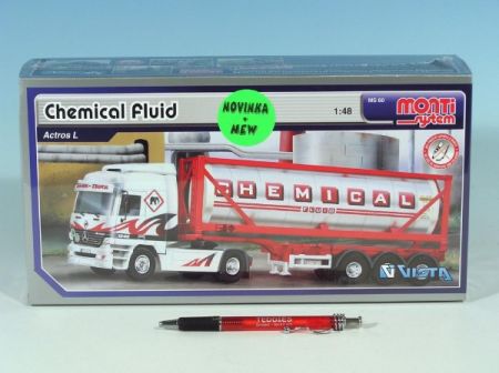 SEVA Stavebnice Monti System MS 60 Chemical Fluid Actros L-MB 1:48 v krabici 31,5x16,5x7,5cm