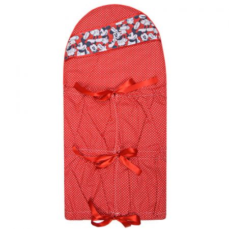 Babyrenka klasická stahovací zavinovačka Dots red Miky