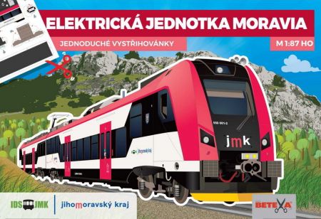 Vystřihovánky - Elektrická jednotka Moravia