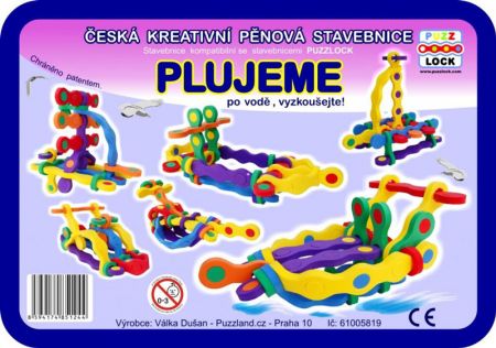 Pěnová stavebnice PUZZLOCK Plujeme