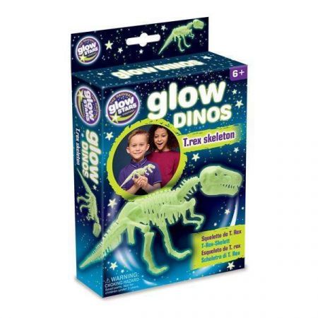 GlowStars Glow Dinos 3D kostra TREX