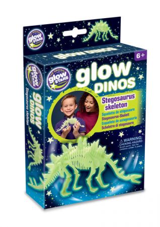 GlowStars Glow Dinos 3D kostra Stegosaurus