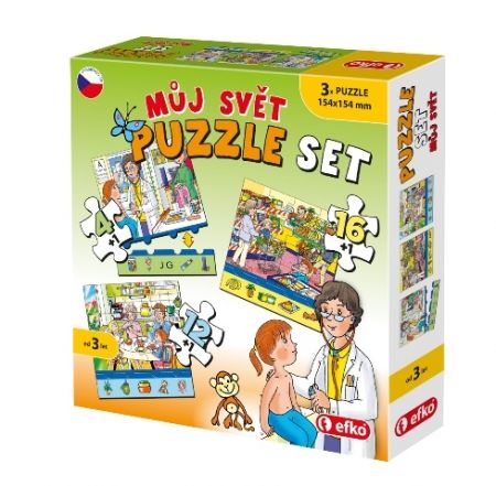 Efko Puzzle set MŮJ SVĚT