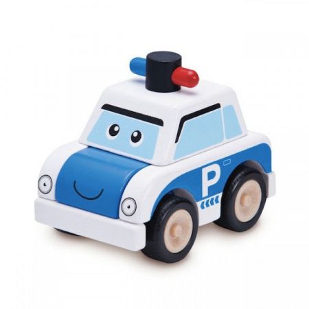 Dřevěná Mini stavebnice Policejní auto