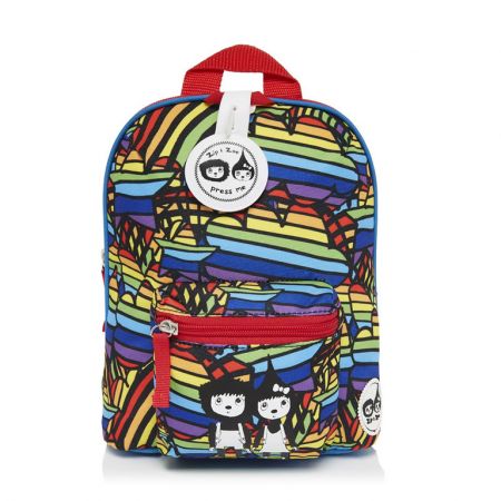 Babymel dětský batoh Rainbow Multi ZIP a ZOE