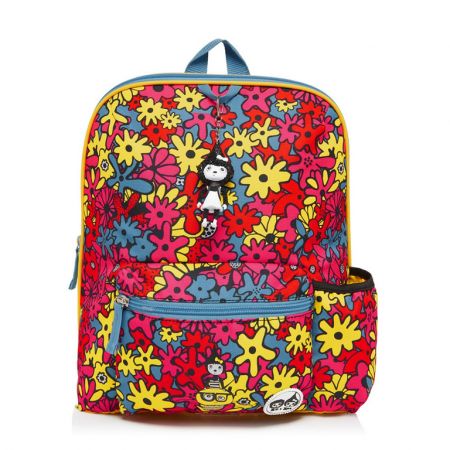 Babymel dětský batoh Floral Brights ZIP a ZOE 3+