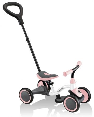 GLOBBER - odrážedlo 3v1 - Learning Bike 3in1 - White / pastel Pink