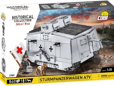 COBI - Great War Sturmpanzerwagen A7V, 1:35, 840k, 2f