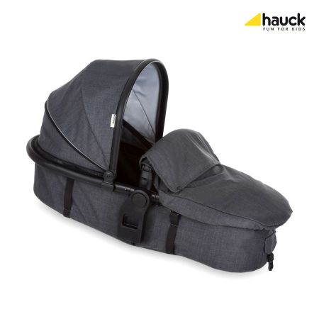 Hauck Duett 3 2020 hluboká korba melange charcoal