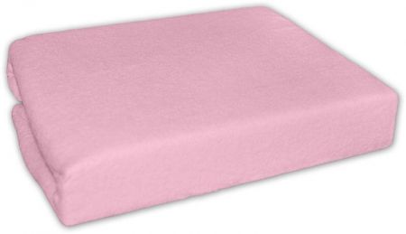 Baby Nellys Froté prostěradlo do postýlky 120x60cm - růžové, 120x60