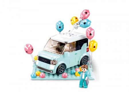 Sluban Girls Dream Mini Handcraft M38-B1087 Qmini zelené autíčko