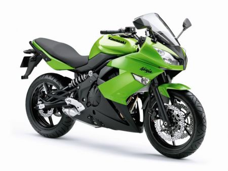 Welly Motocykl Kawasaki Ninja 650R 1:10 zelený