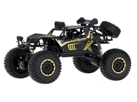 Ikonka RC auto Rock Crawler 2.4GHz 1:8 51cm - černý