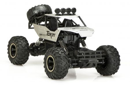 Ikonka RC auto Rock Crawler - stříbrný