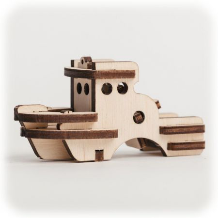 CuteWood Dřevěné 3D puzzle Loď