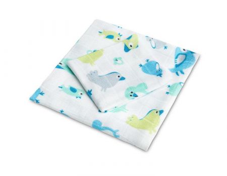 SENSILLO BAMBUS PIEL.KPL. 30x35 75x75 BLUE BIRDS