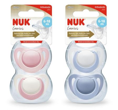 NUK 736128 SM.SIL.GENIUS 6-18 2KS/BOX