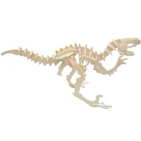 Woodcraft construction kit Woodcraft Dřevěné 3D puzzle Velociraptor