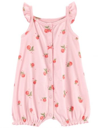 CARTERS CARTER'S Overal letní Pink Peach holka 12m