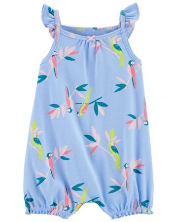 CARTERS CARTER'S Overal letní Blue Bird holka NB